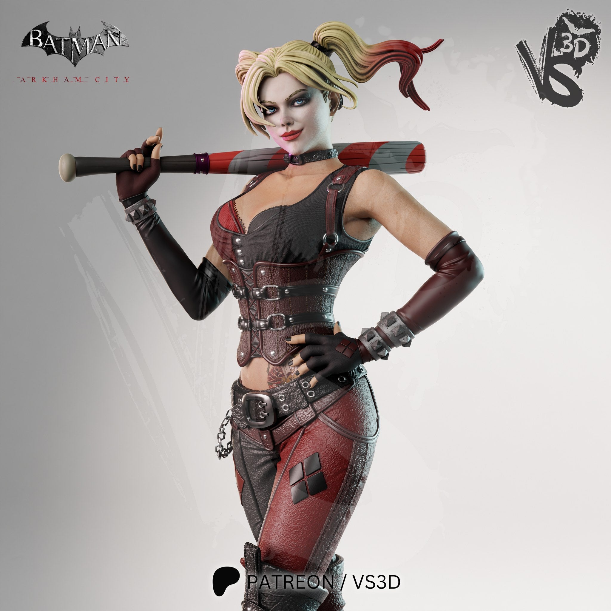 harley quinn dc vs3d arkham