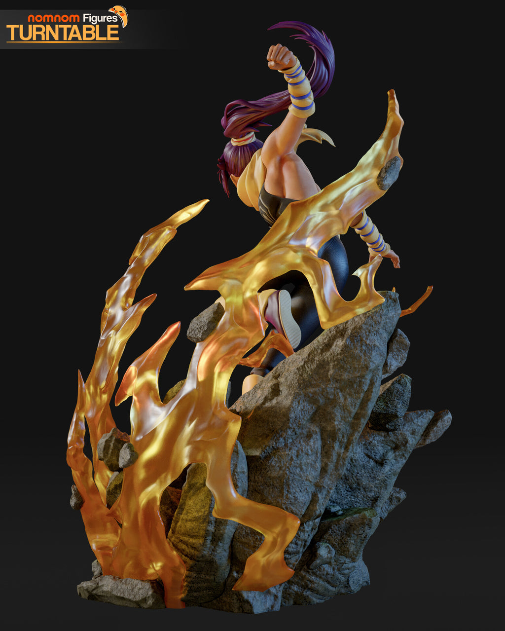 Yoruichi Shihoin — studio render 14