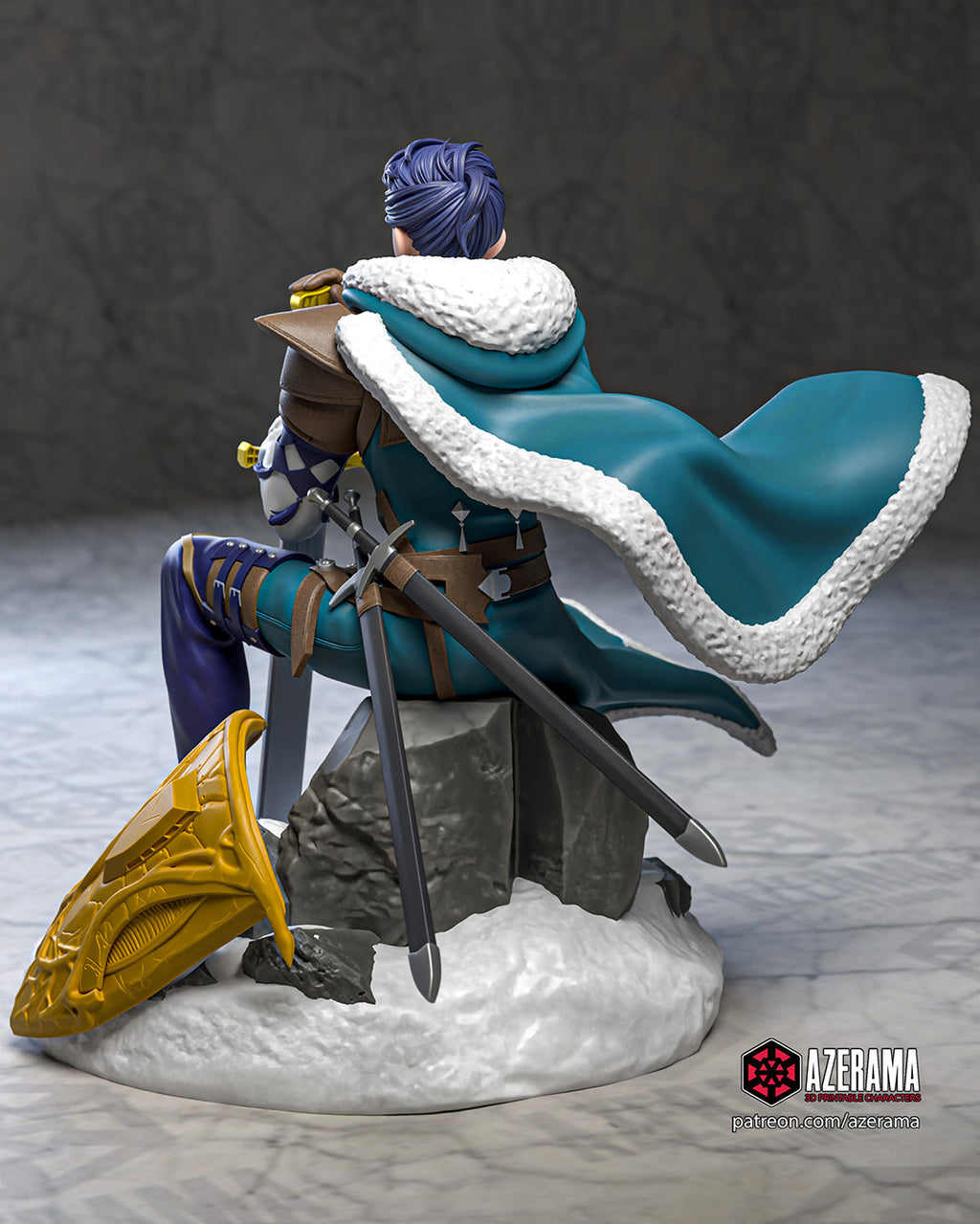 Felix (Fire Emblem) resin figure by Azerama — studio render 4