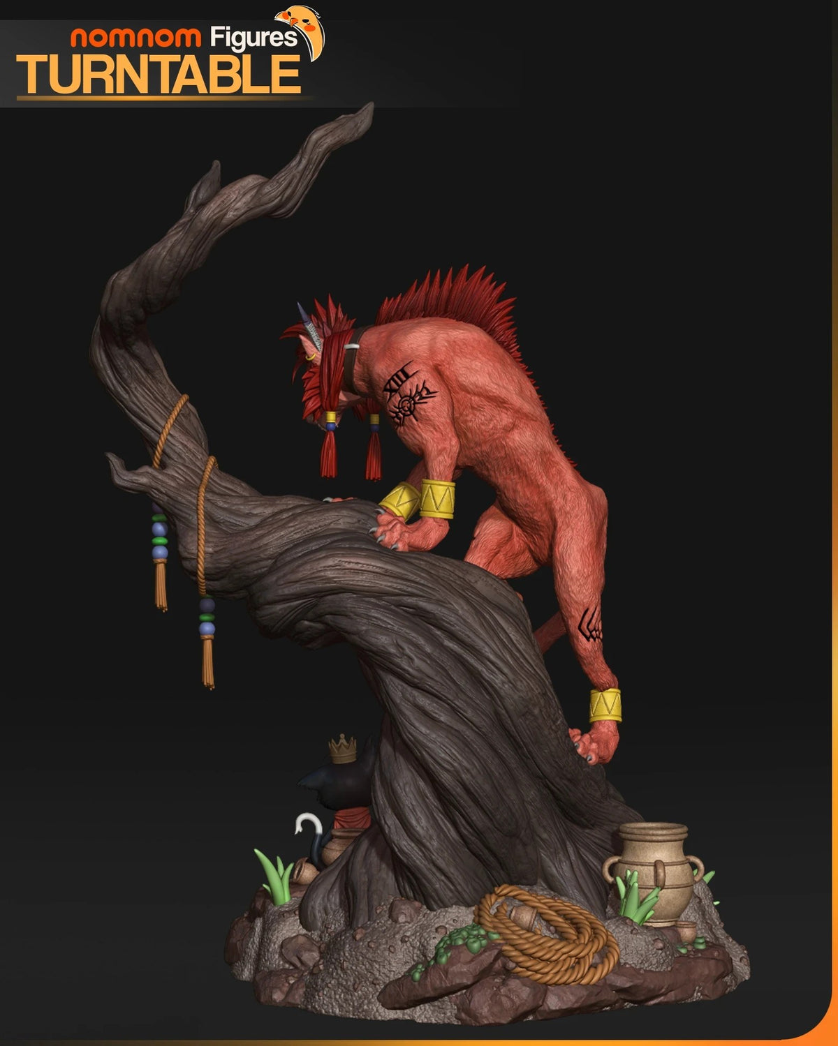 Red XIII — studio render 10