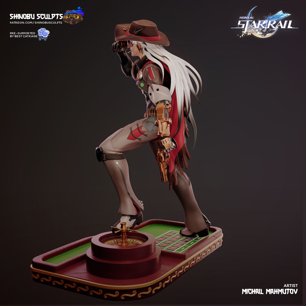 Boothill (Honkai Star Rail) resin figure by Shinobu Sculpts — studio render 5