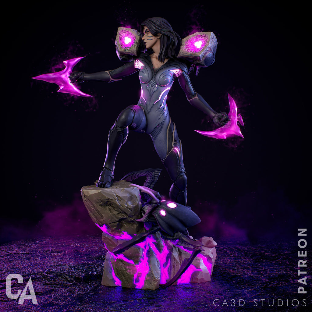 Kai'Sa League of Legends resin figure by CA 3D Studios — studio preview 2