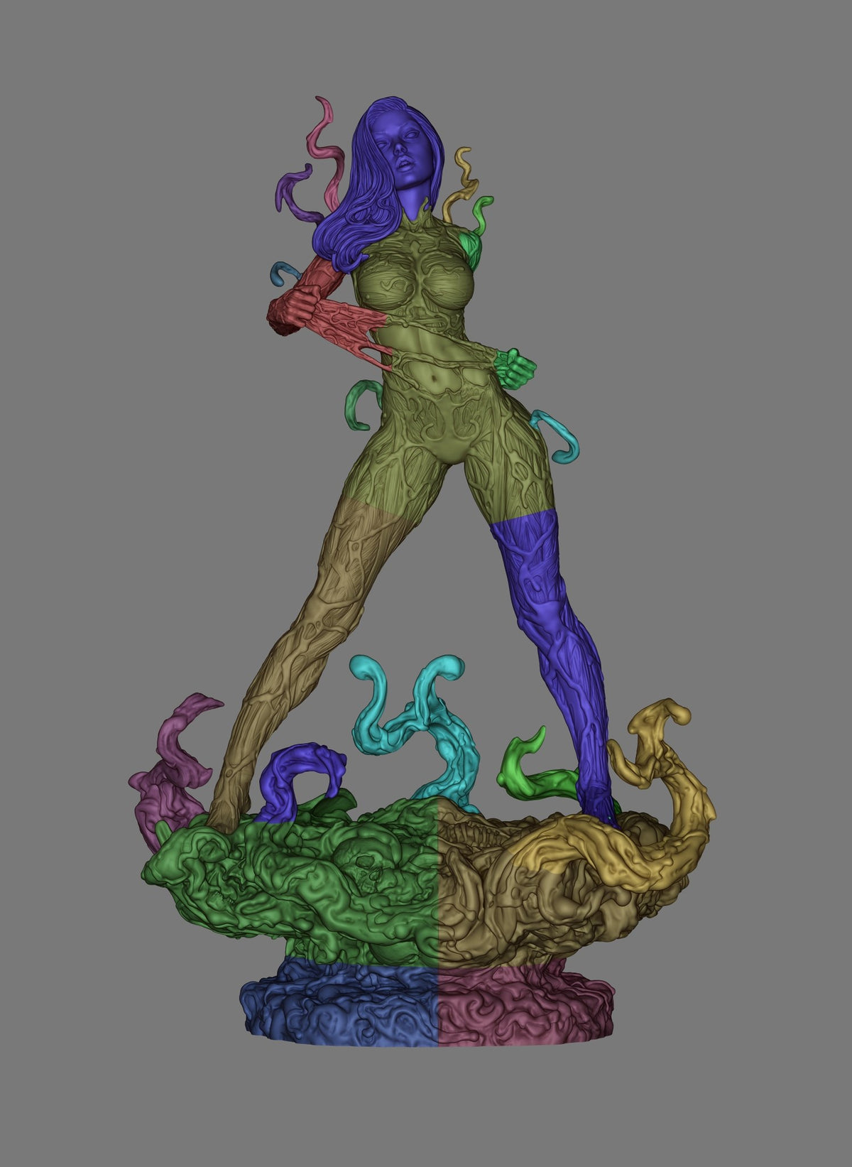 Carnage and Mary Jane Watson (Marvel) resin figure by CA 3D Studios — studio render 7