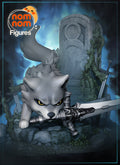 Great Grey Wolf Sif Dark Souls Chibi resin figure by NomNom Figures — studio preview 1