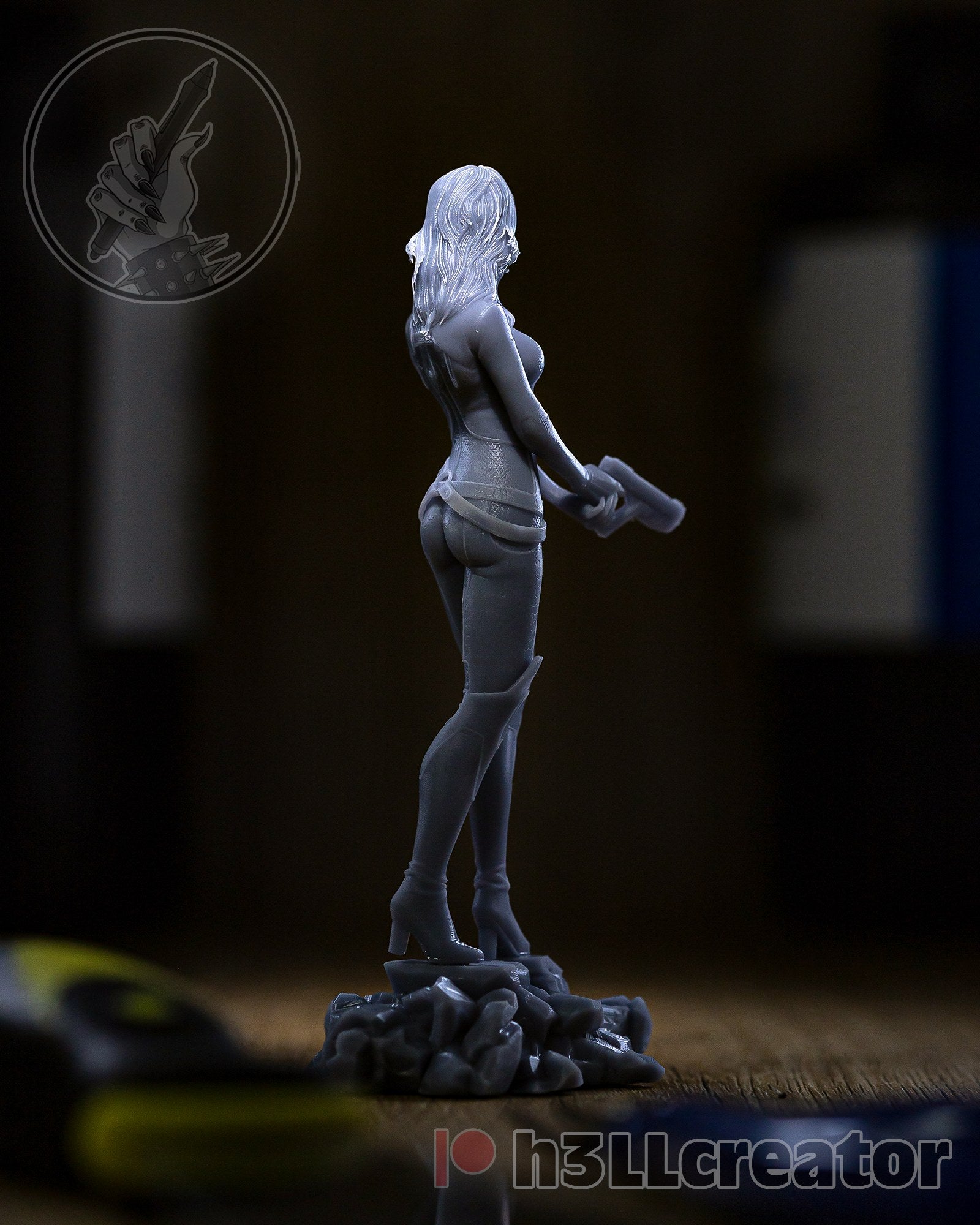 Miranda Lawson (Mass Effect) resin figure by h3LLcreator — studio render 6