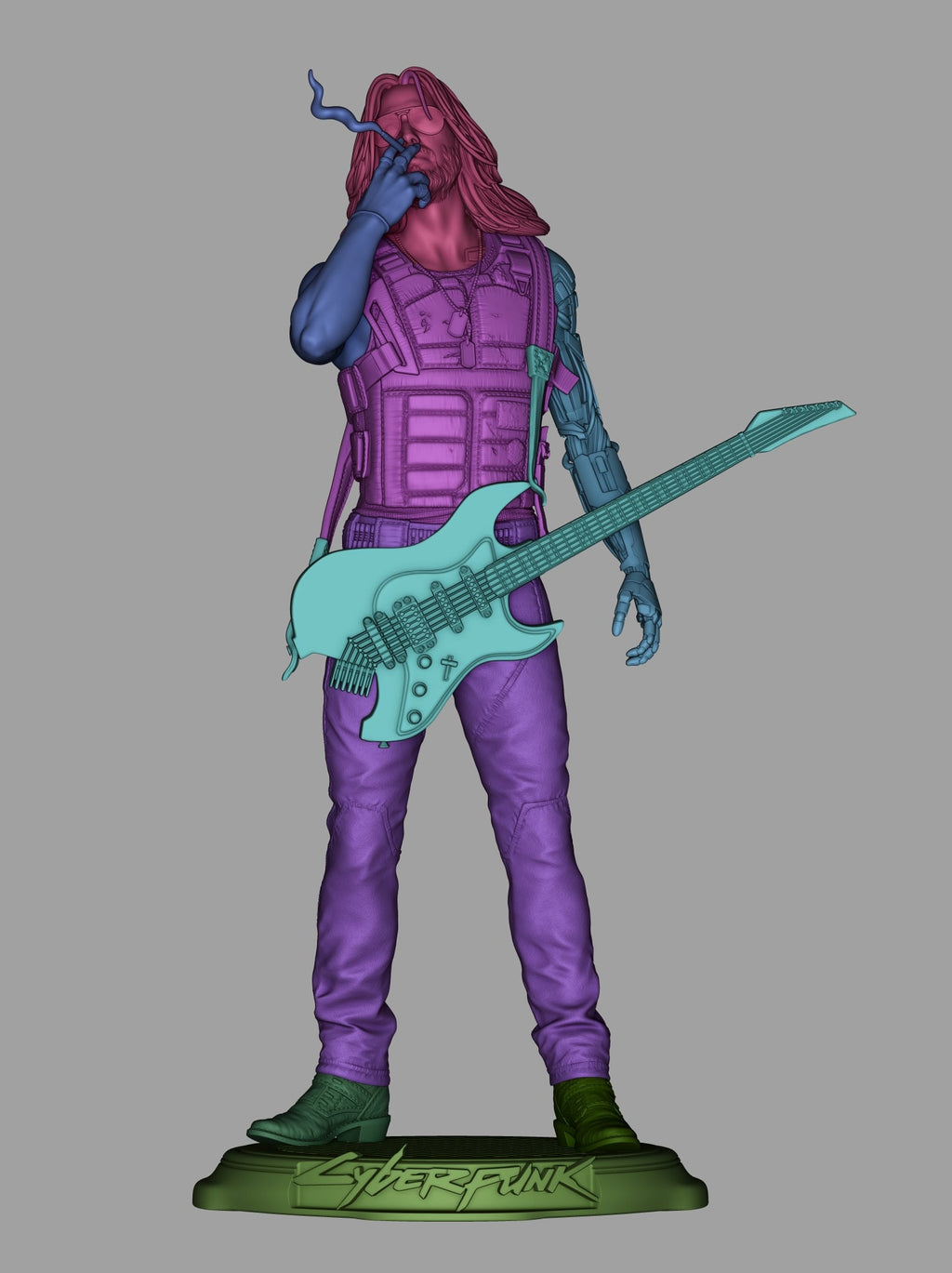 Johnny Silverhand — studio render 6