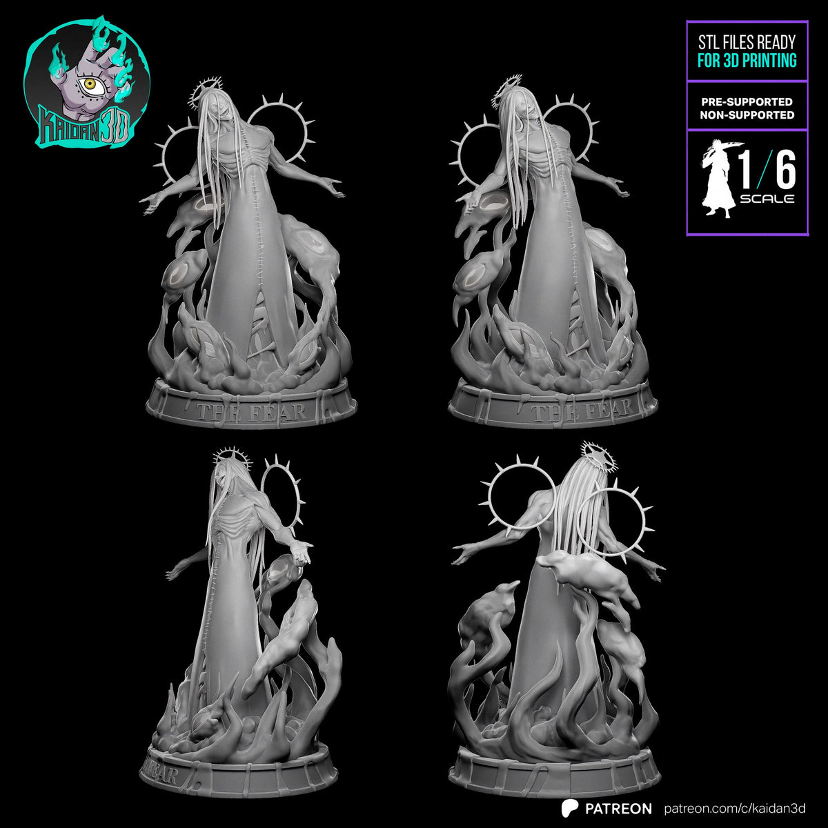 As Nodt (Bleach) resin figure by Kaidan 3D — studio render 4