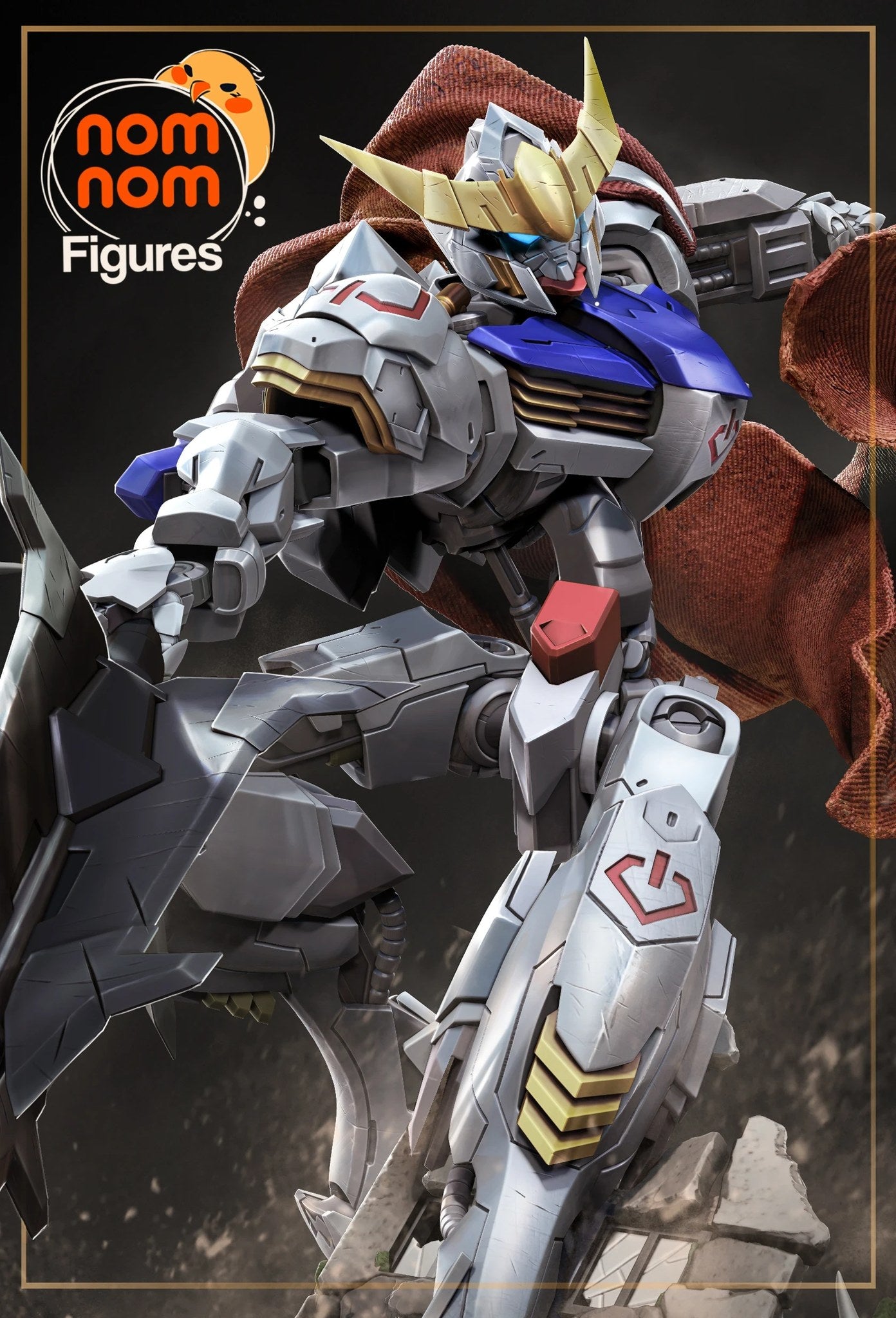 Barbatos Gundam resin figure by NomNom Figures — studio preview 1