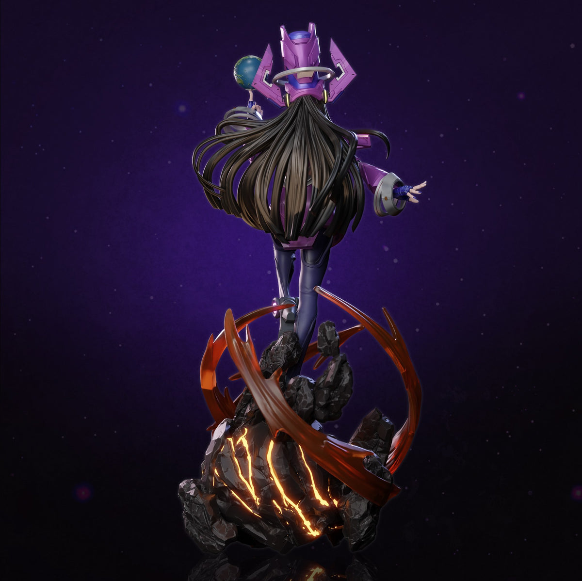 Galacta (Marvel) resin figure by Tenshi Figures — studio render 8