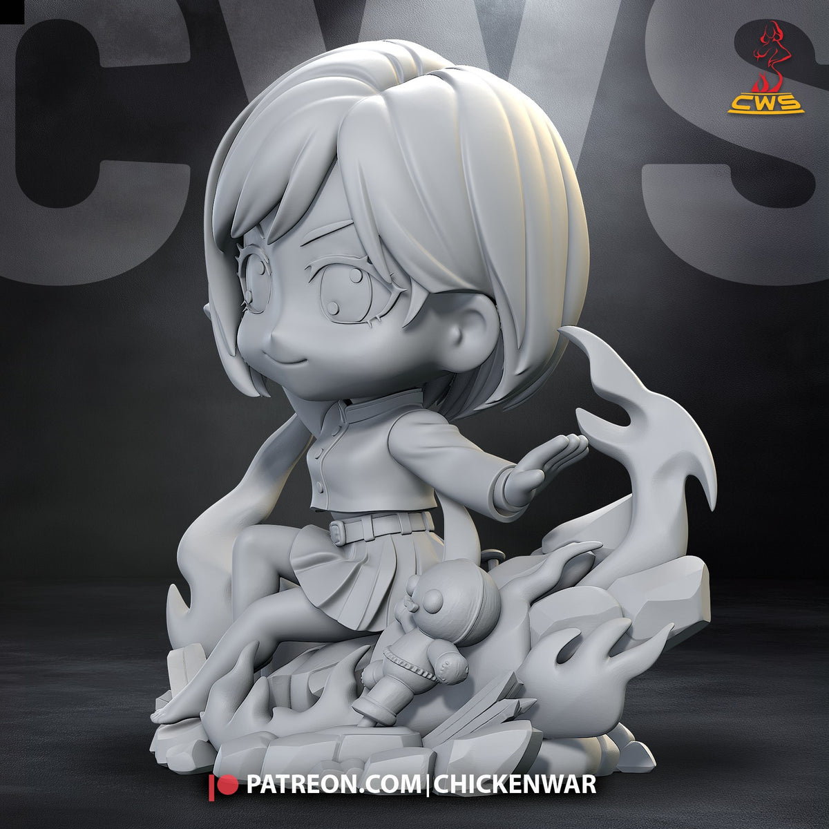 Nobara Kugisaki (Jujutsu Kaisen) resin figure by CW Studio — studio render 6