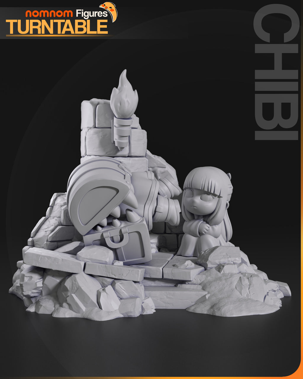 Frieren and Mimic — studio render 4