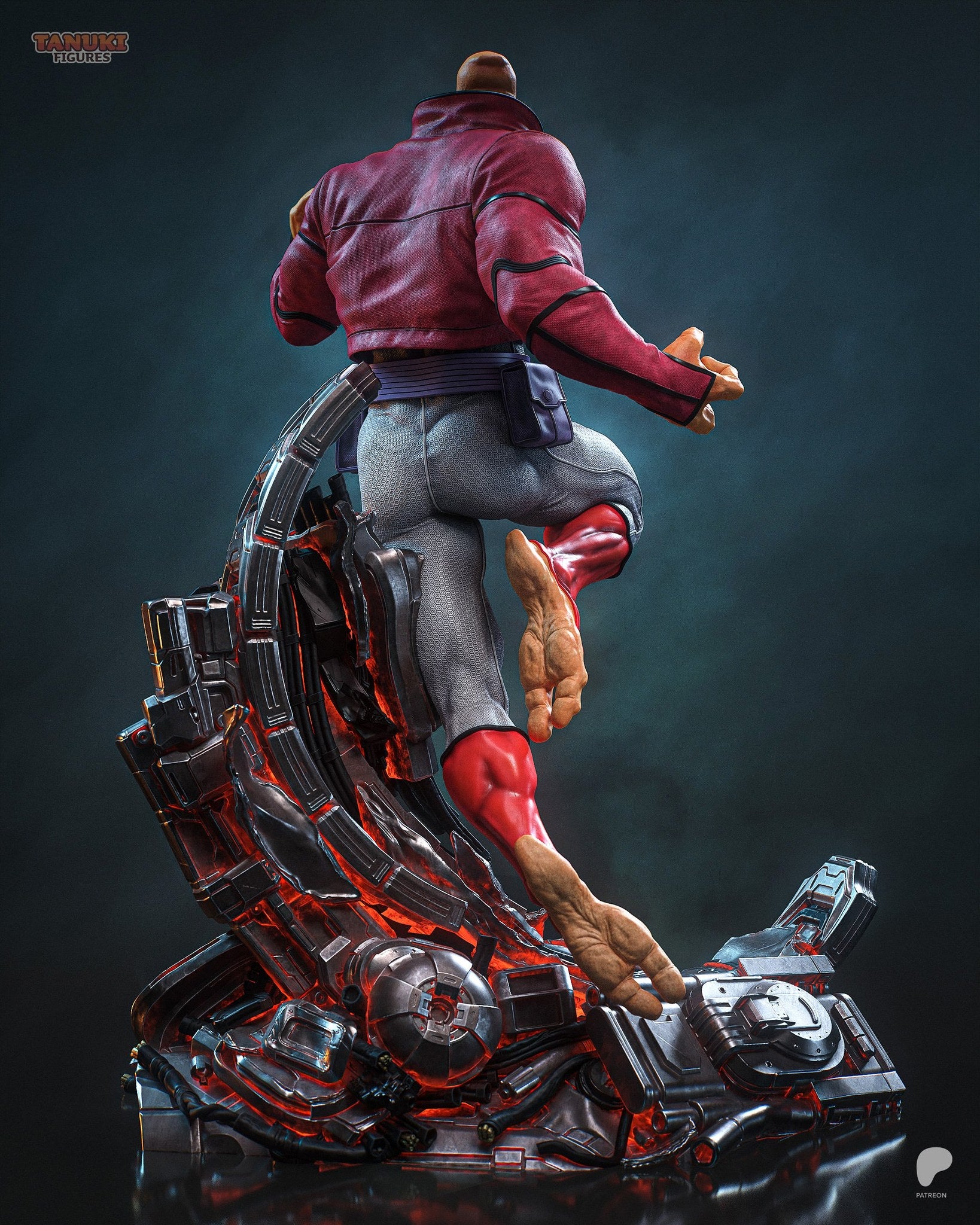 Allen the Alien (Invincible) resin figure by Tanuki Figures — studio render 5