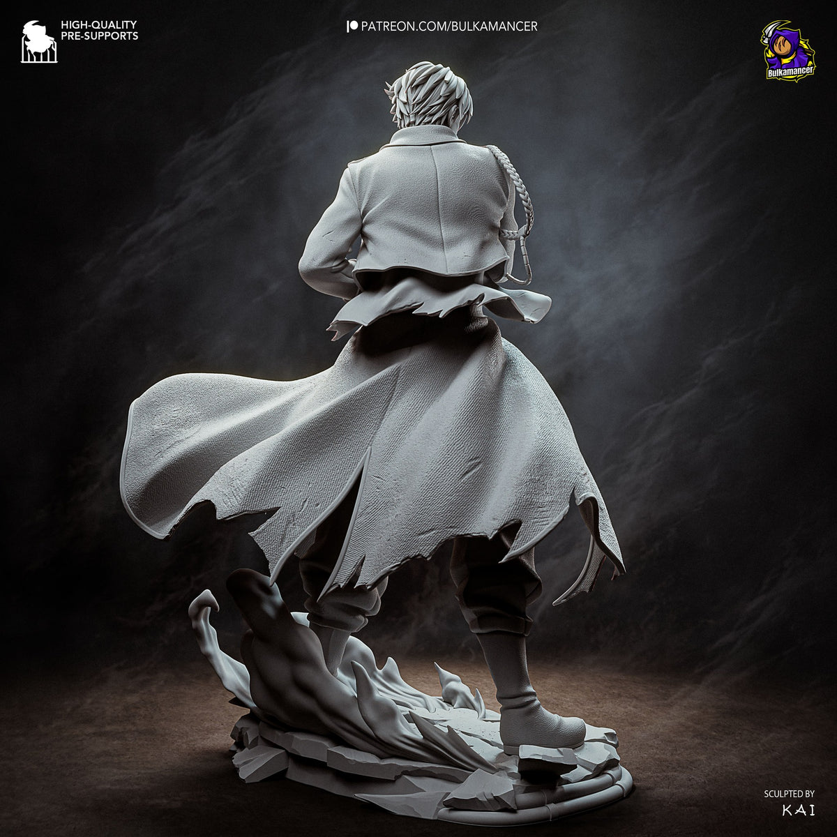 Roy Mustang (Fullmetal Alchemist) resin figure by Bulkamancer — studio render 13