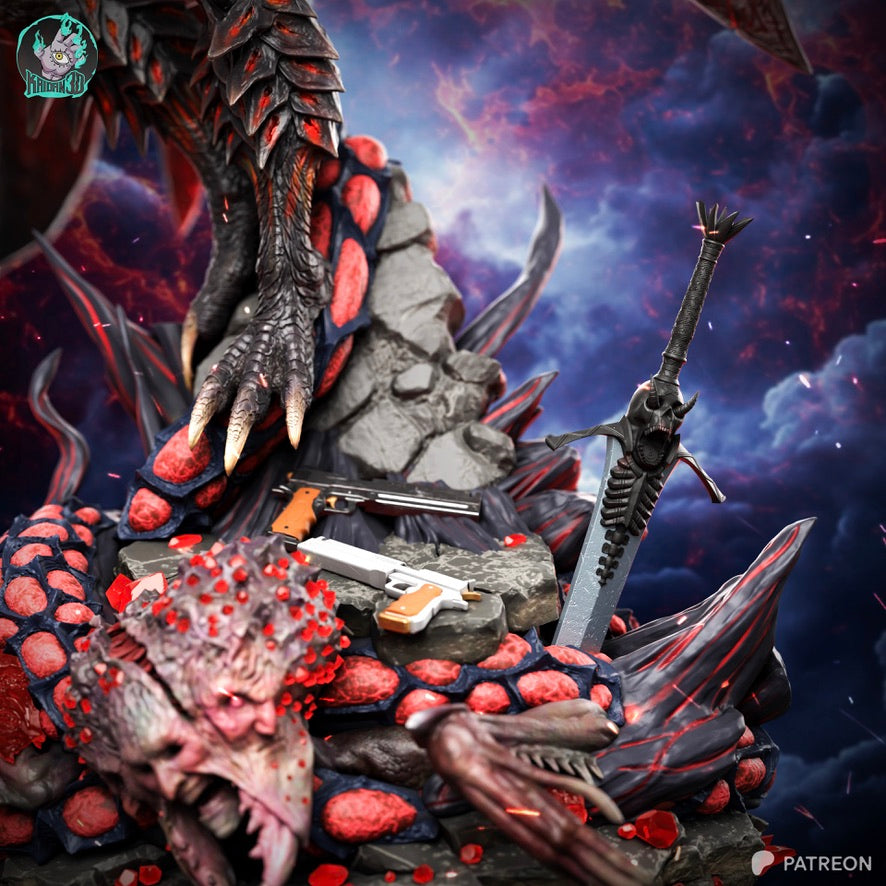 Dante (Devil May Cry) resin figure by Kaidan 3D — studio render 4
