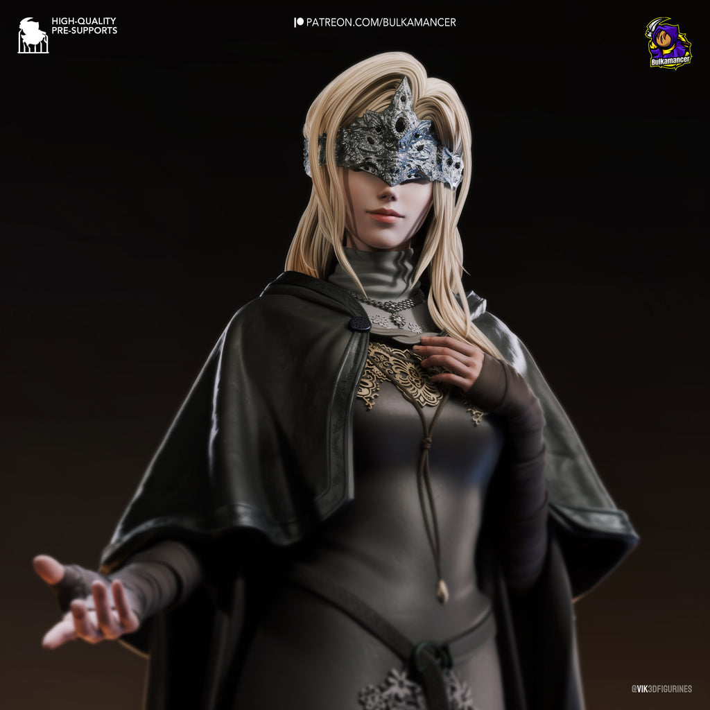 Fire Keeper (Dark Souls) resin figure by Bulkamancer — studio render 1