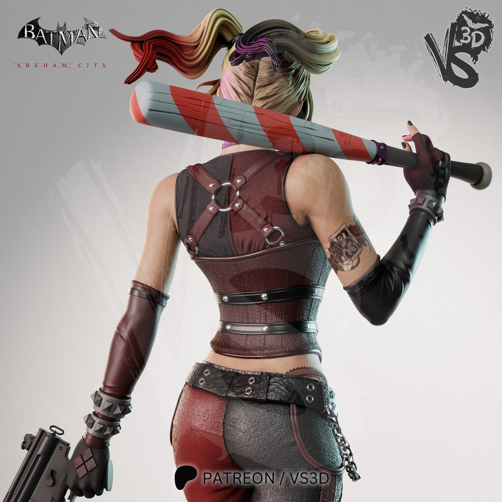 harley quinn dc vs3d arkham