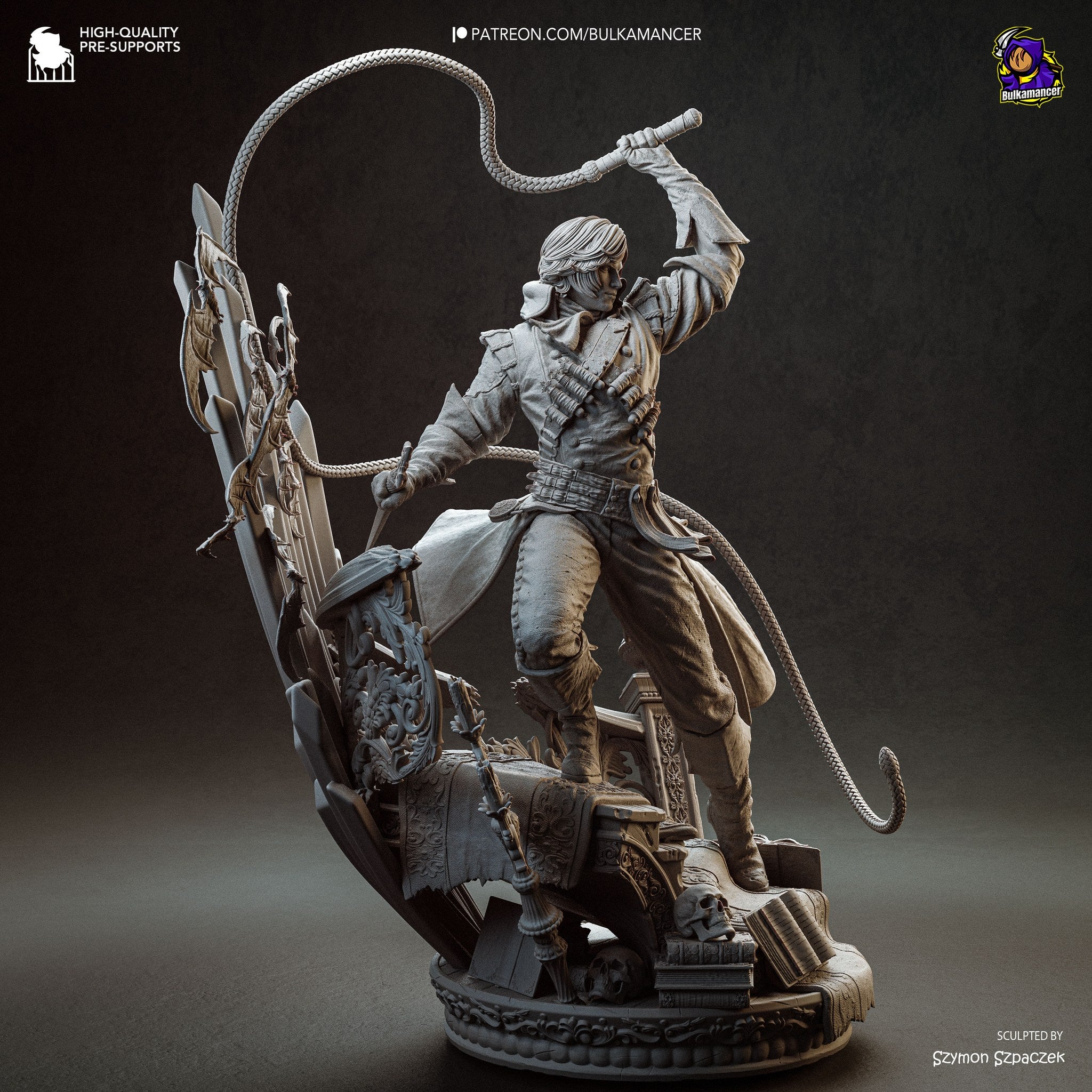 Richter Belmont (Castlevania) resin figure by Bulkamancer — studio render 13