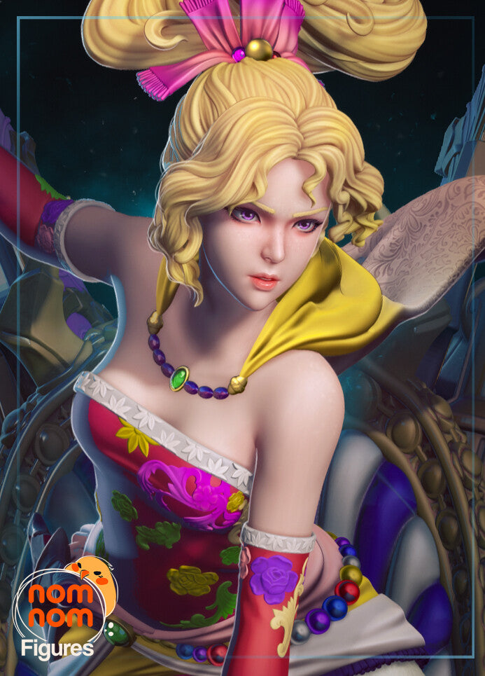 Terra with Magitek Final Fantasy resin figure by NomNom Figures — studio preview 2