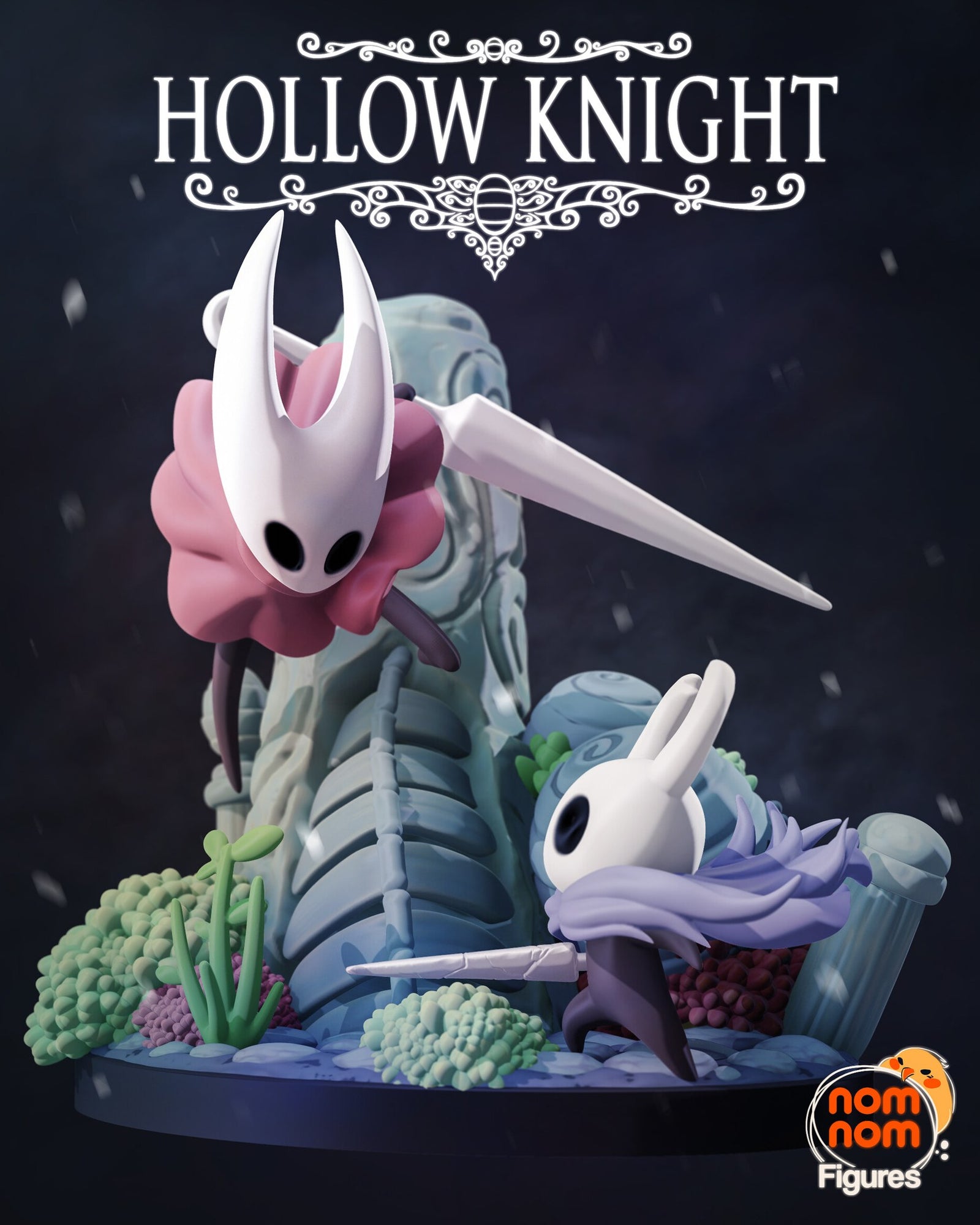 The Knight Hollow Knight resin figure by NomNom Figures — studio preview 1