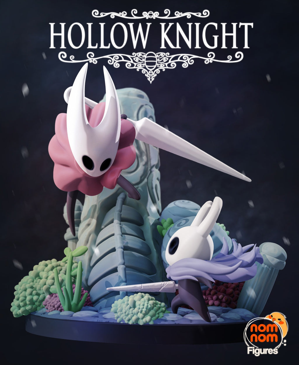 The Knight Hollow Knight resin figure by NomNom Figures — studio preview 1
