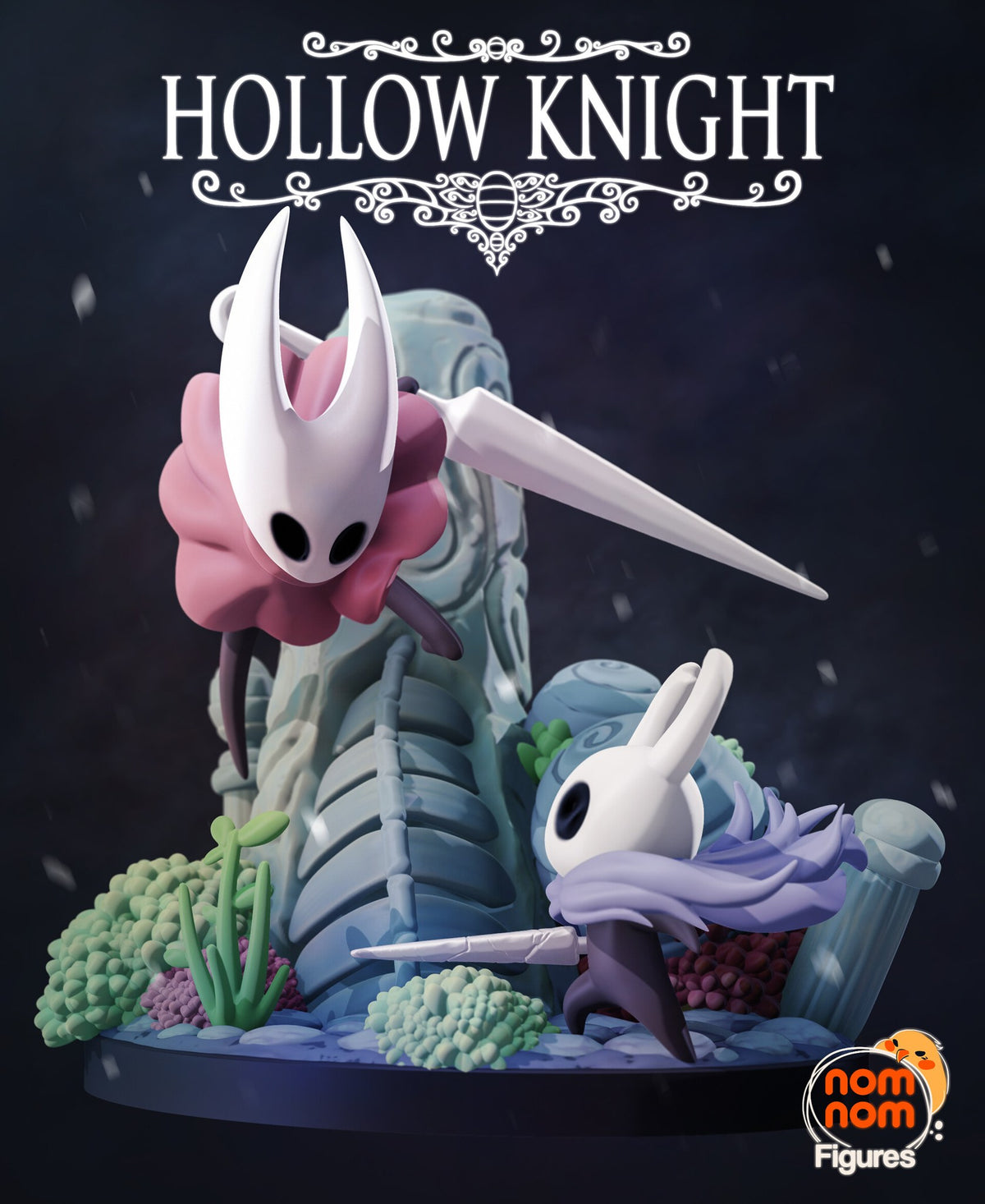 The Knight Hollow Knight resin figure by NomNom Figures — studio preview 1