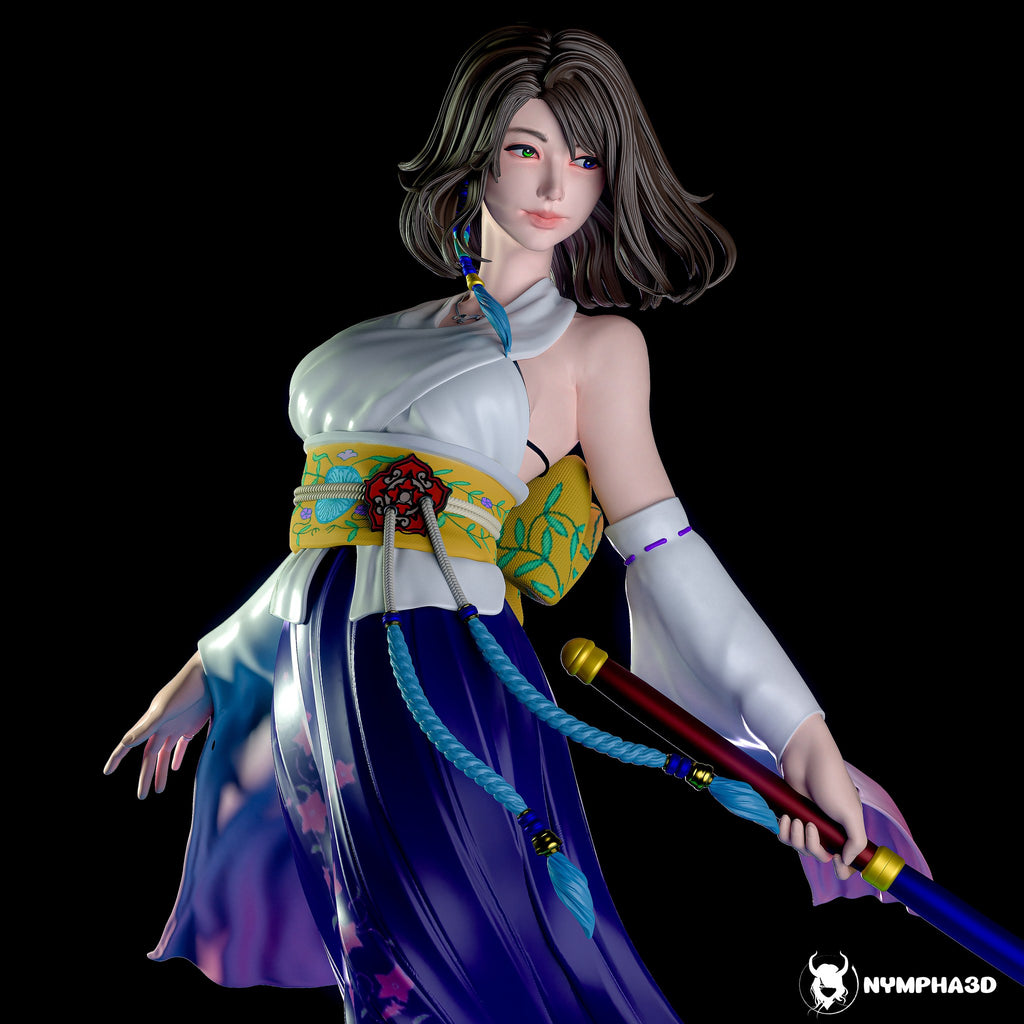 Yuna (Final Fantasy) resin figure by Nympha — studio render 6