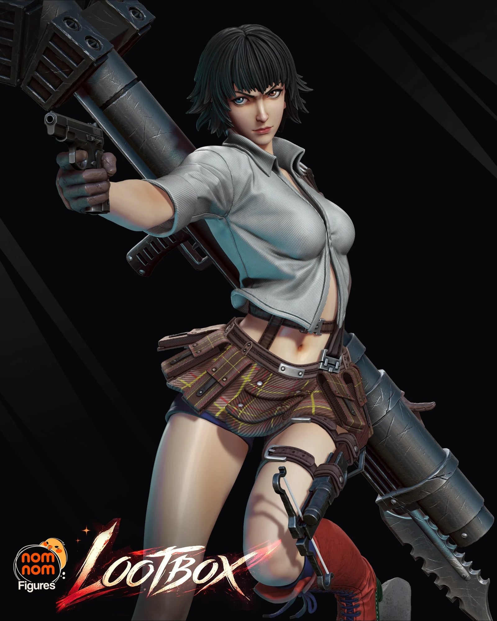 Lady — studio render 4