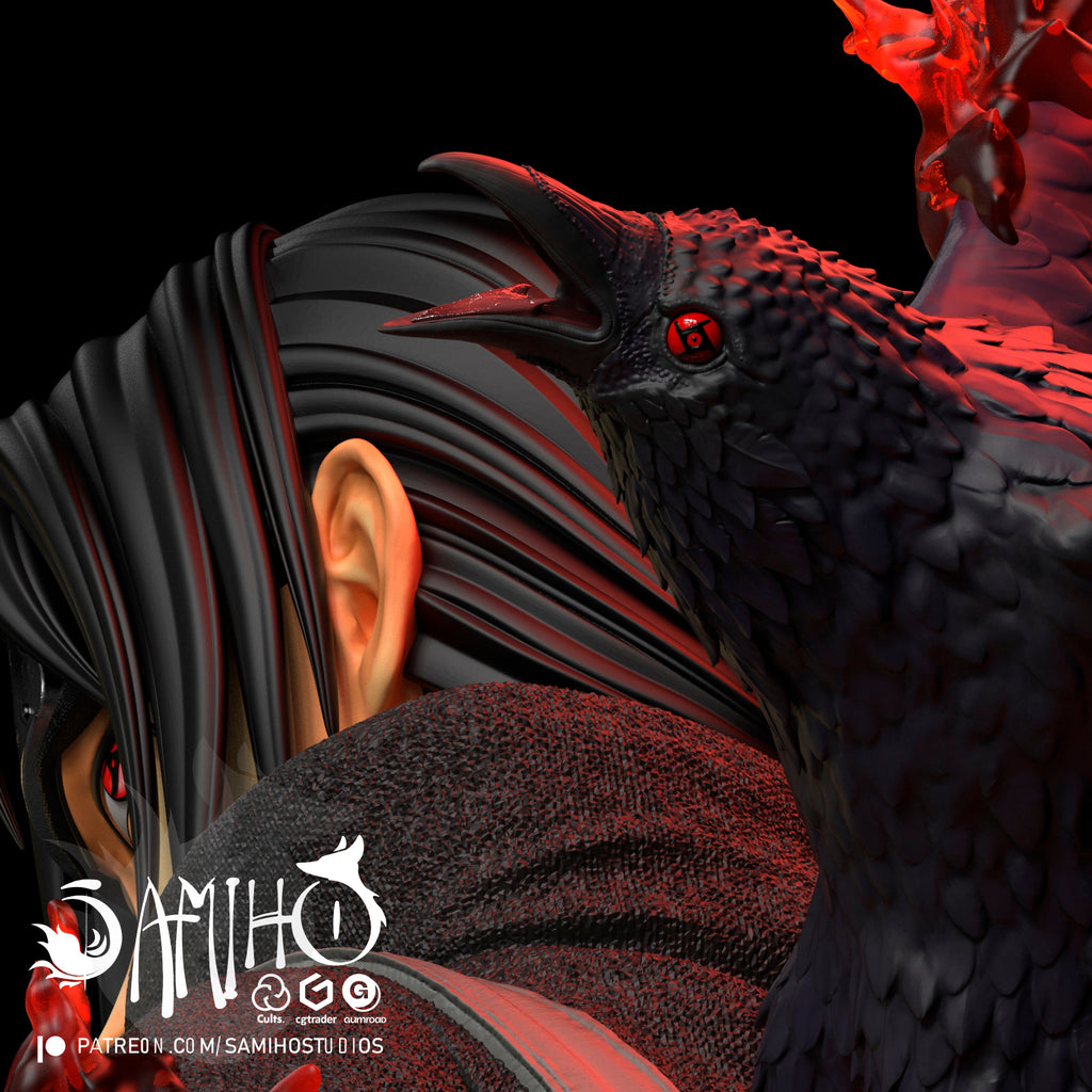 Itachi Uchiha Naruto resin figure by Samiho Studios — studio preview