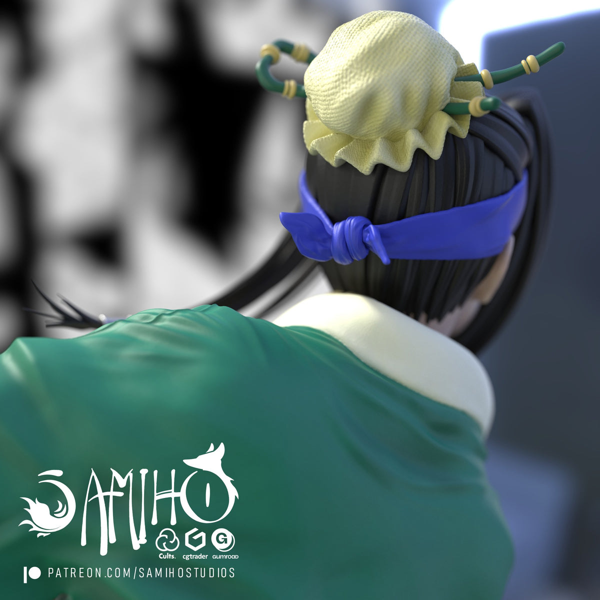 haku naruto samiho studios crystal mirror