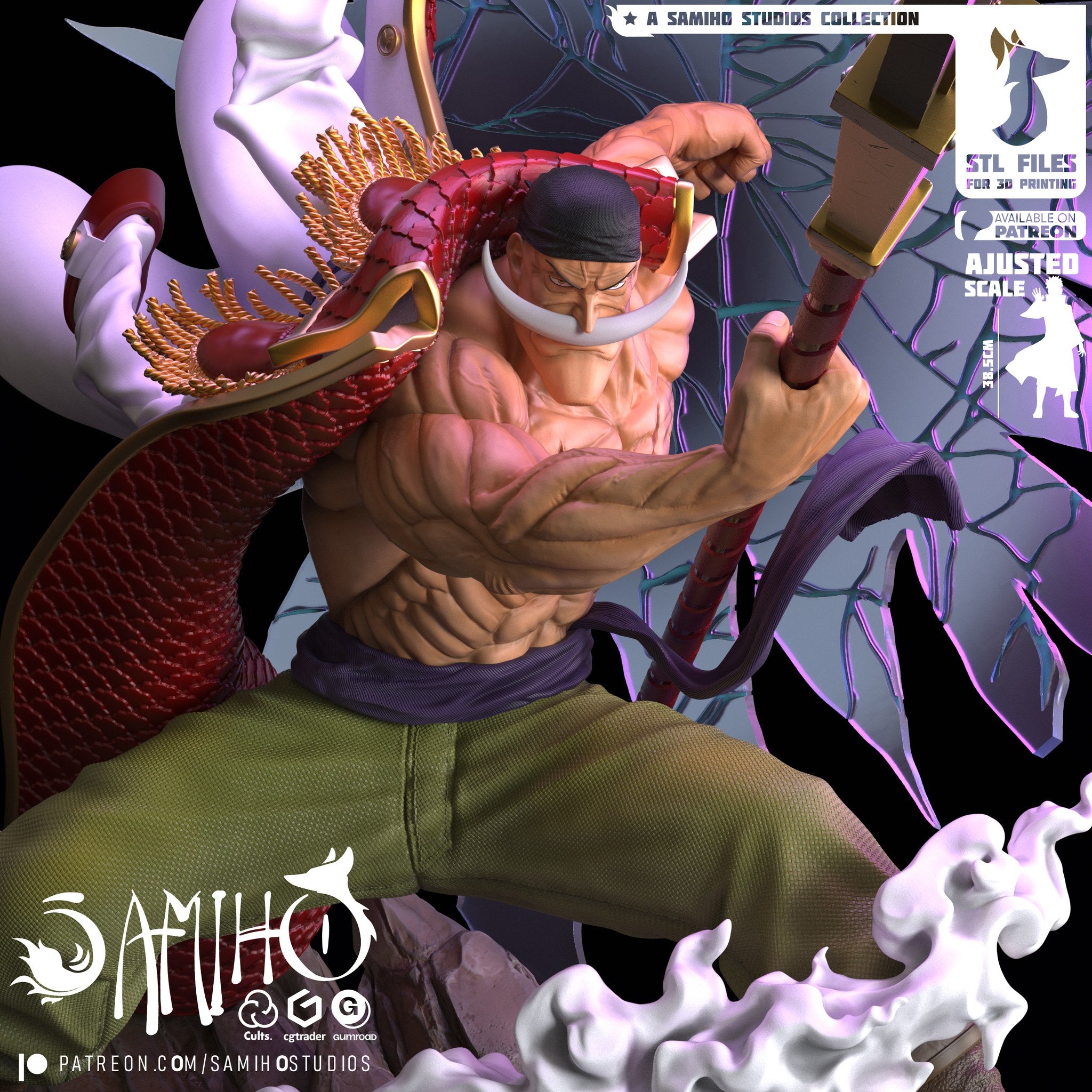 whitebeard one piece samiho studios