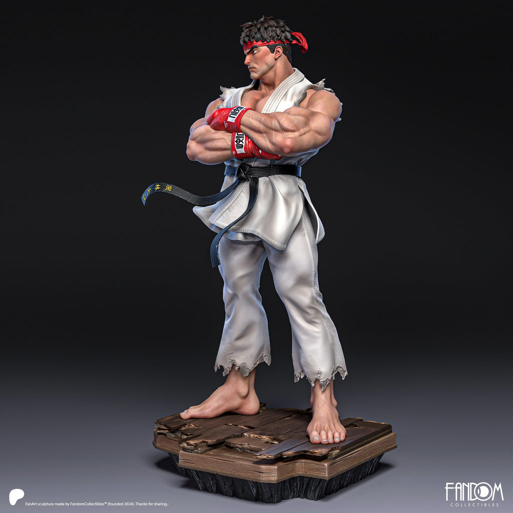 Ryu Street Fighter resin figure by Fandom Collectibles — studio preview