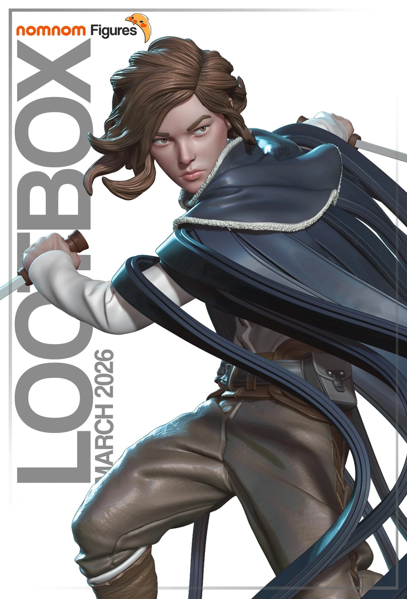 Vin Mistborn resin figure by NomNom Figures — studio preview 1