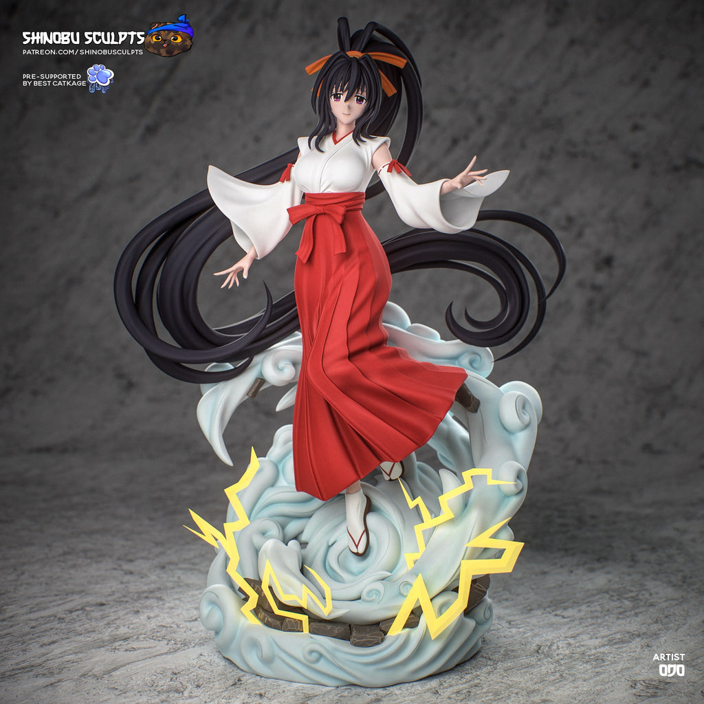 Akeno Himejima (High School DxD) resin figure by Shinobu Sculpts — studio render 2