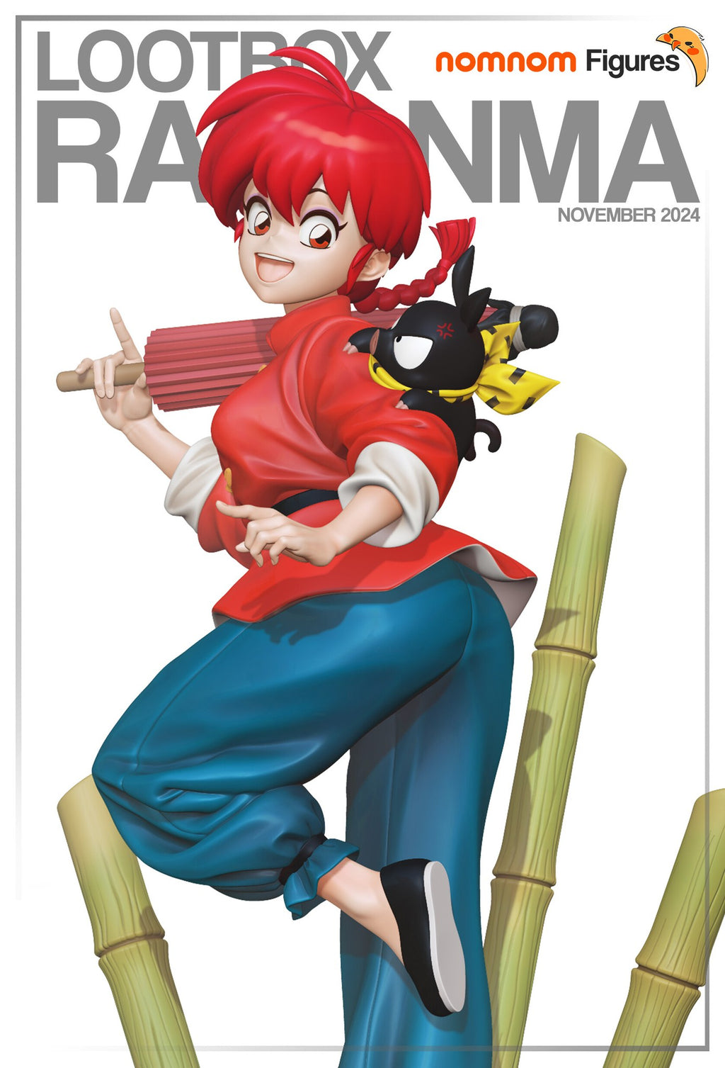 Ranma 1/2 resin figure by NomNom Figures — studio preview 1
