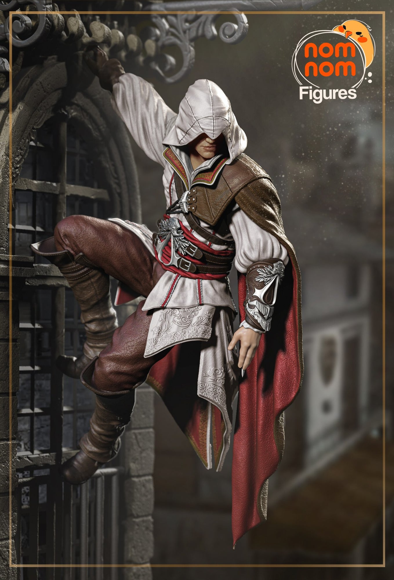 Ezio Auditore da Firenze Assassin's Creed resin figure by NomNom Figures — studio preview 1