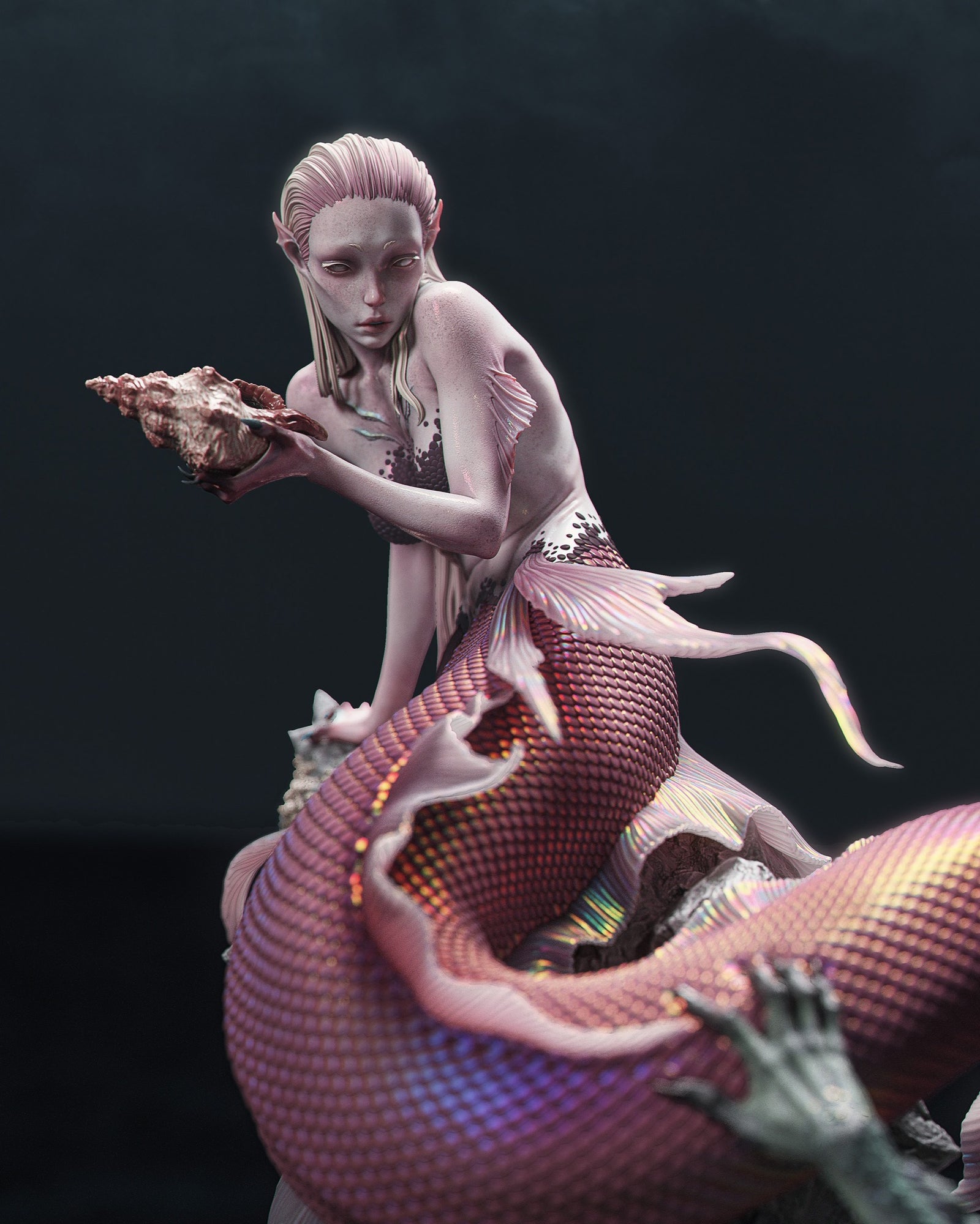 Mermaid — studio render 1