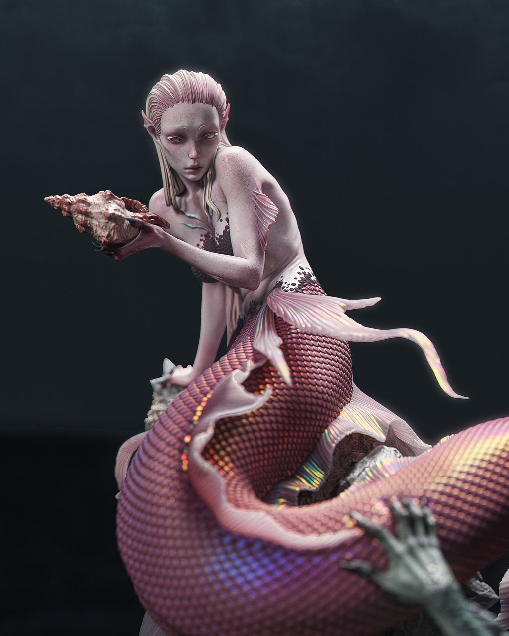 Mermaid — studio render 1