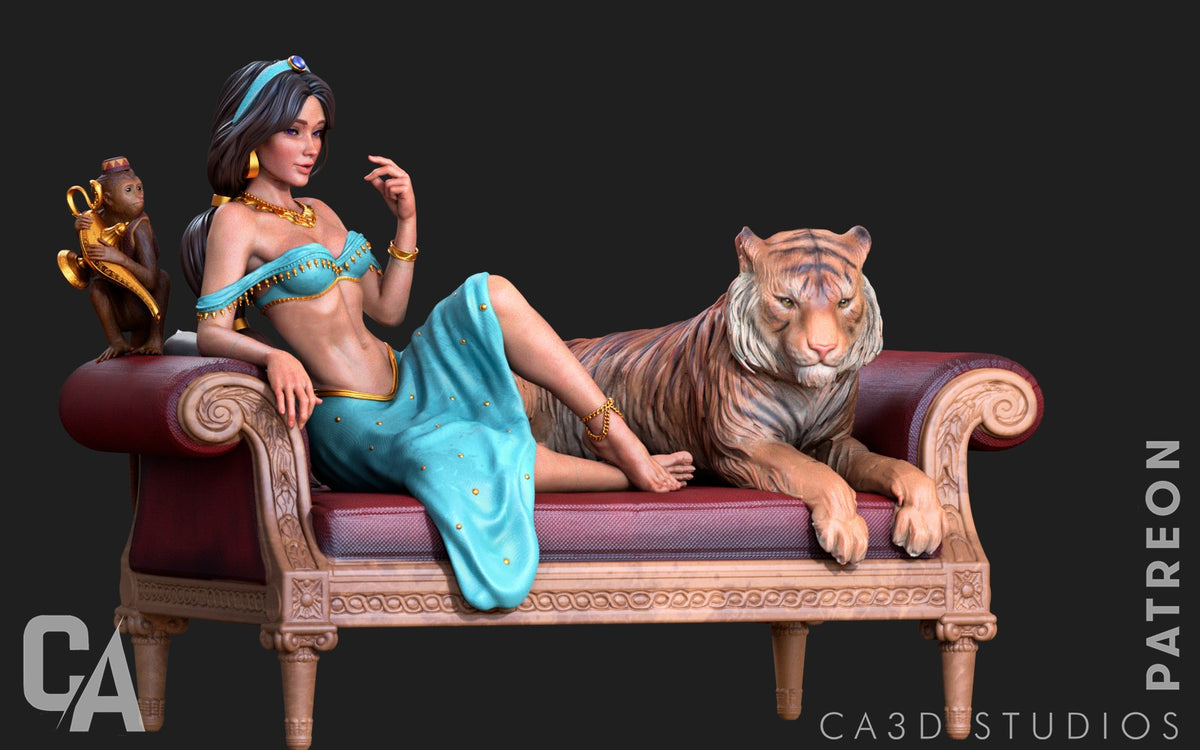 Jasmine — studio render 4