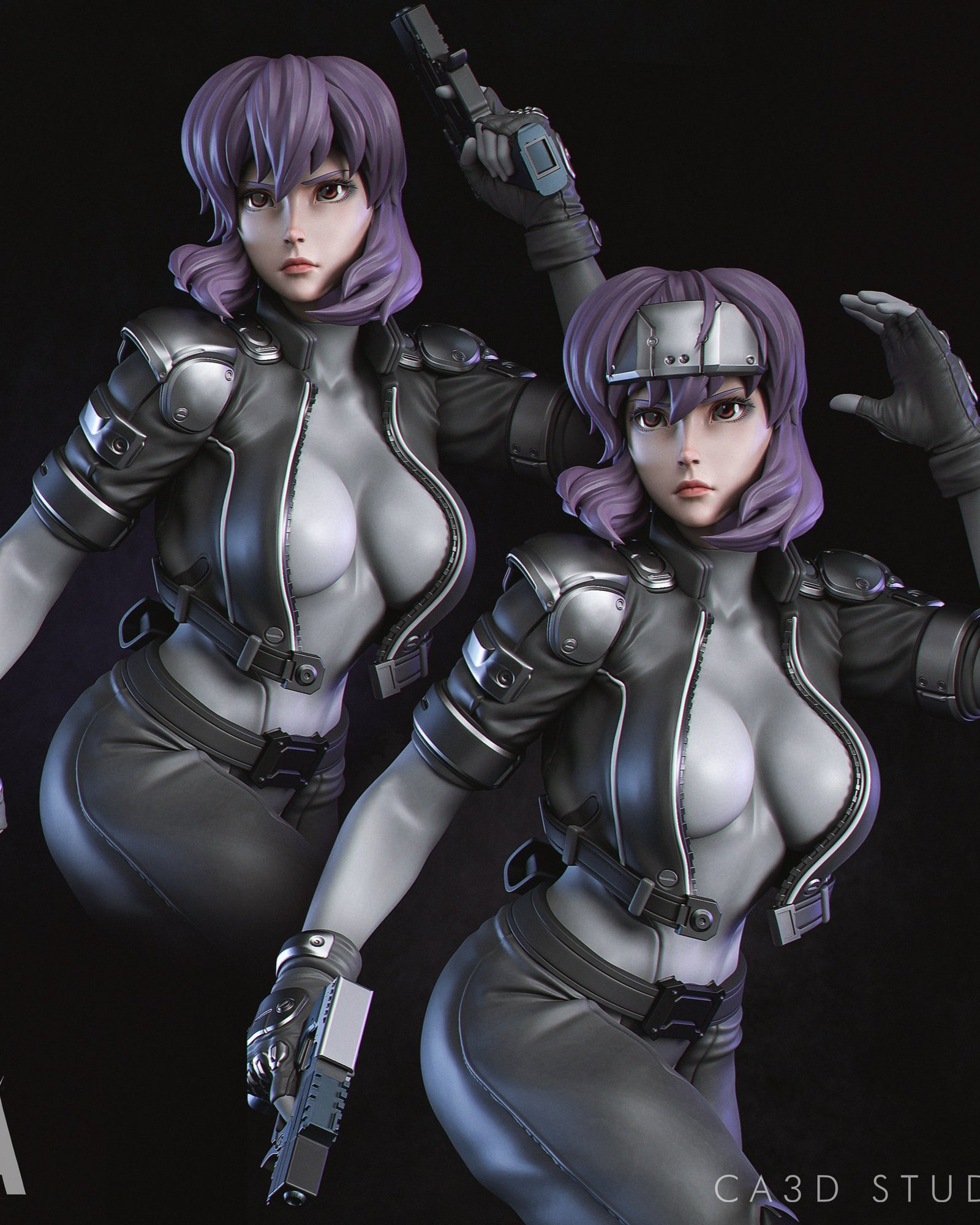 Motoko Kusanagi — studio render 1