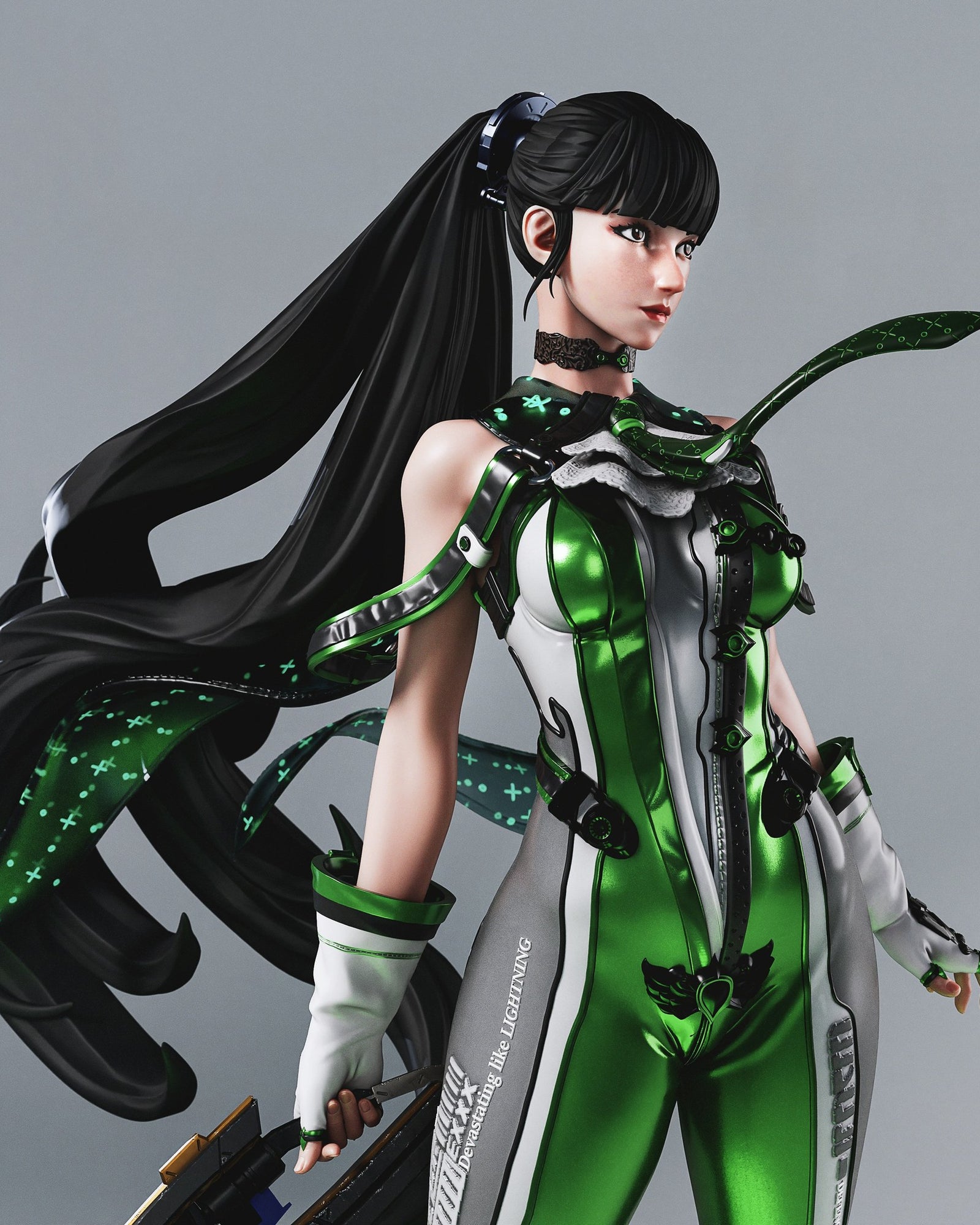 Eve Stellar Blade resin figure by CA 3D Studios — studio preview 1