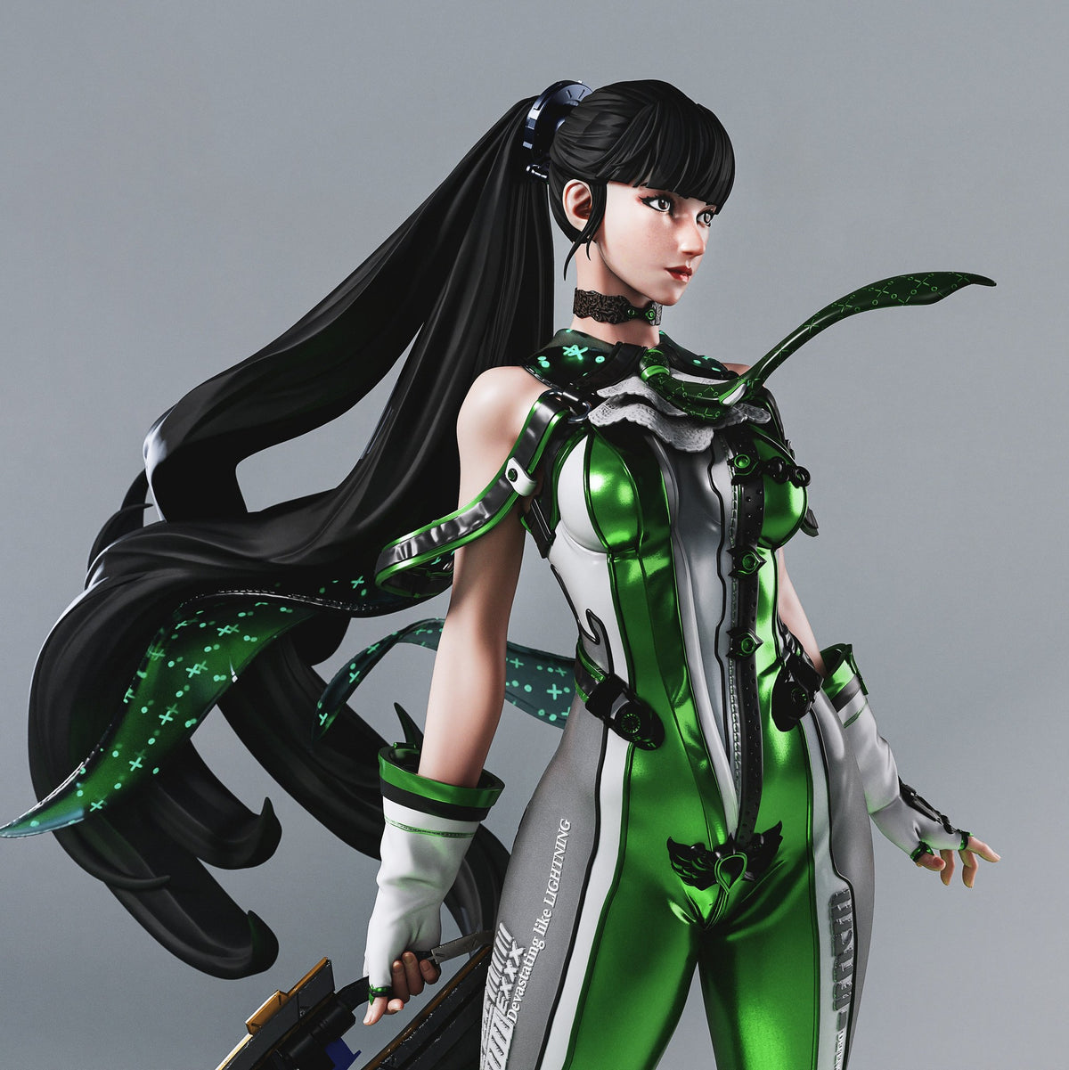 Eve Stellar Blade resin figure by CA 3D Studios — studio preview 1