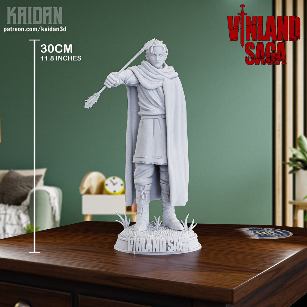 Thorfinn (Vinland Saga) resin figure by Kaidan 3D — studio render 4