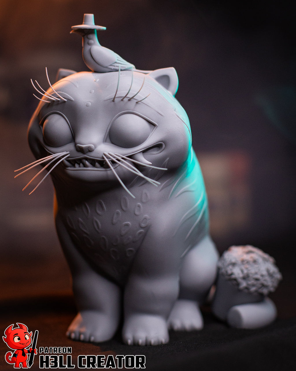 Derpy Tiger and Sussie (KPop Demon Hunters) resin figure by h3LLcreator — studio render 8