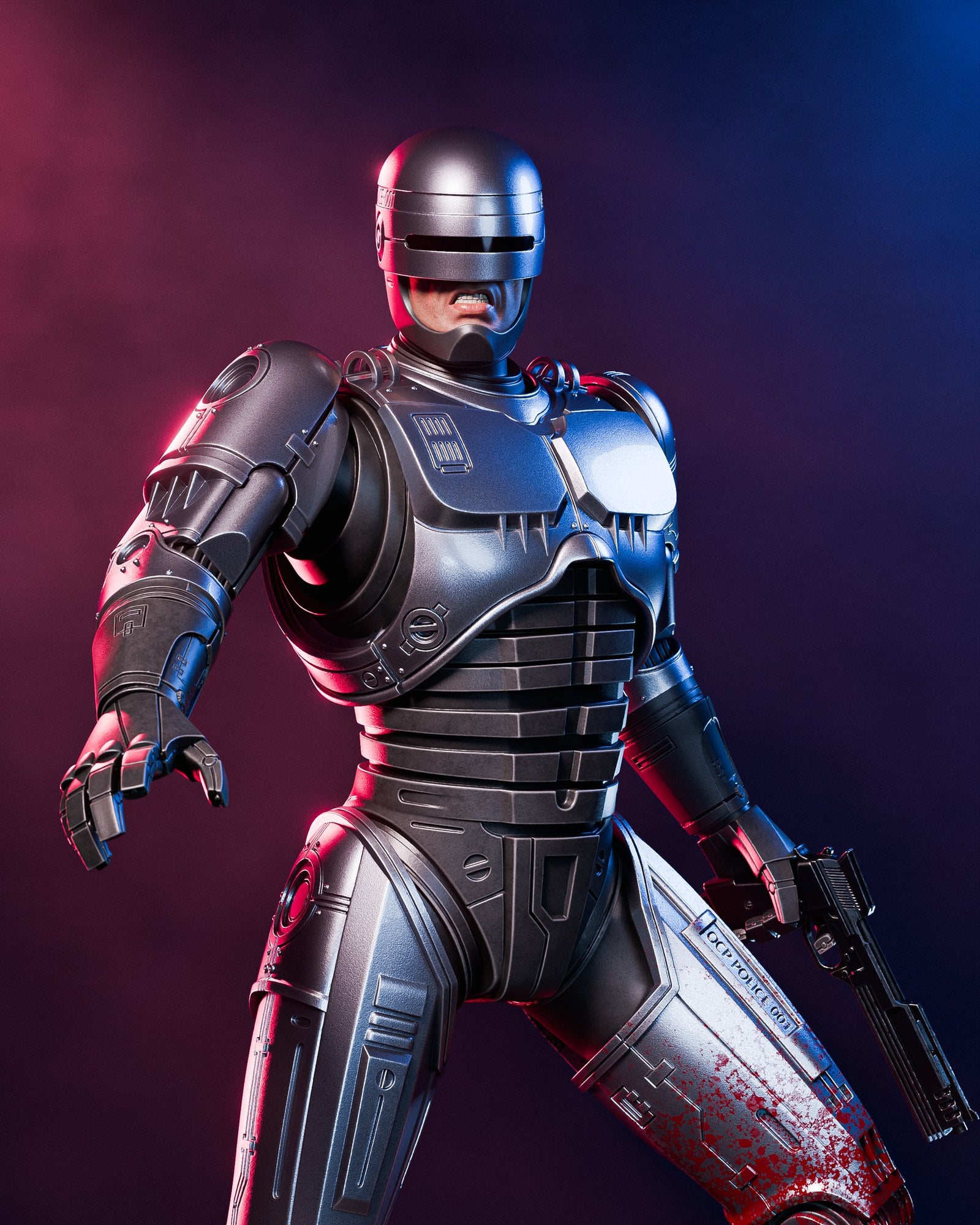 RoboCop (RoboCop) resin figure by CA 3D Studios — studio render 3