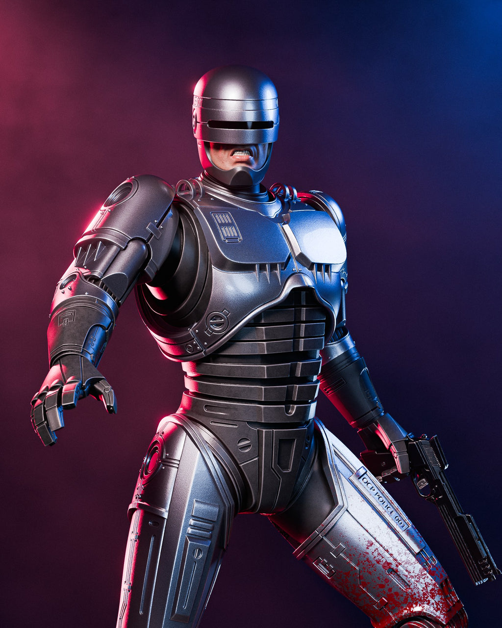 RoboCop (RoboCop) resin figure by CA 3D Studios — studio render 3
