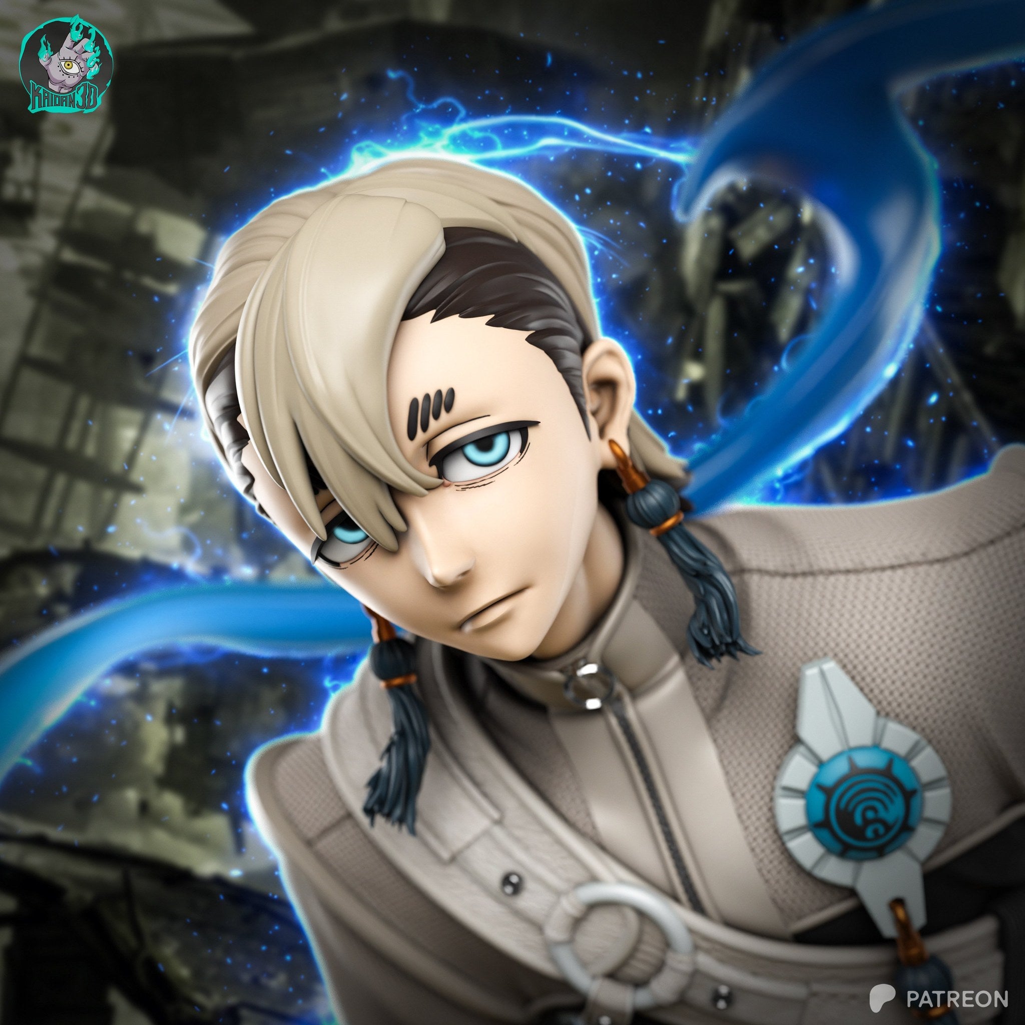 Zanka (Gachiakuta) resin figure by Kaidan 3D — studio render 4