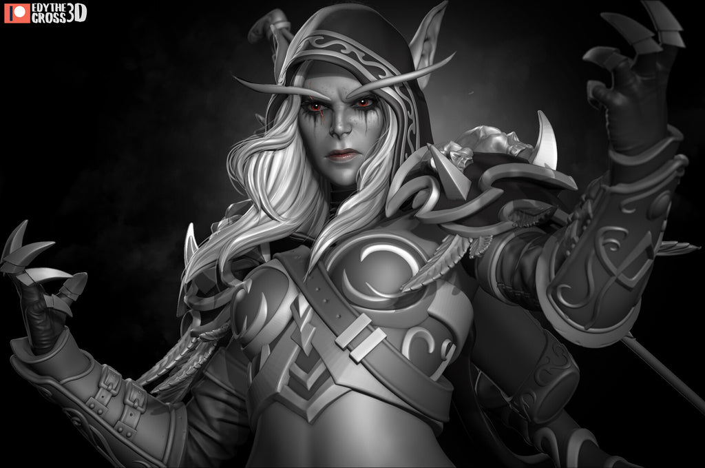 Sylvanas Windrunner — studio render 1