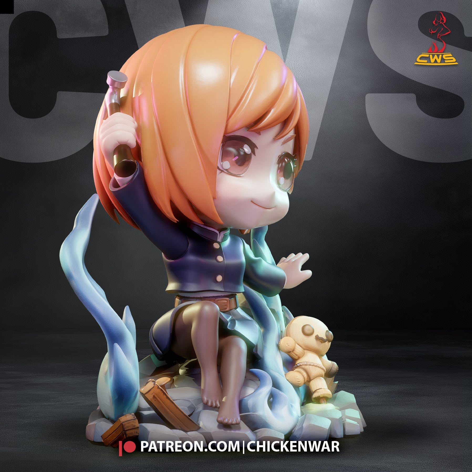 Nobara Kugisaki (Jujutsu Kaisen) resin figure by CW Studio — studio render 3