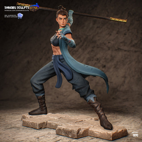 Beauregard Lionett (Critical Role) resin figure by Shinobu Sculpts — studio render 2