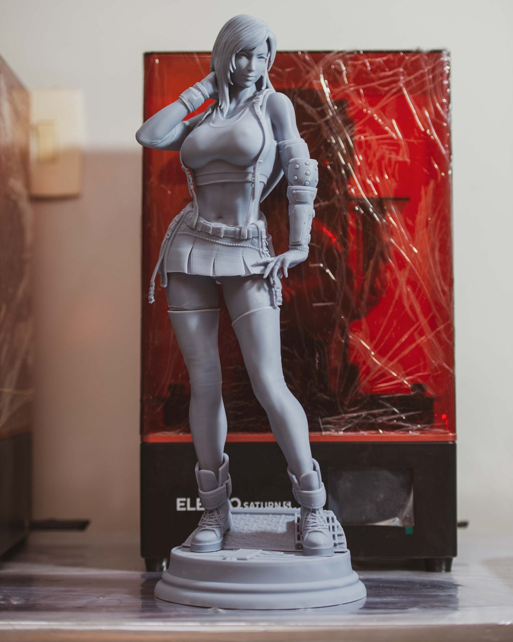 Tifa Lockhart (Final Fantasy) resin figure by Abe3D — studio render 15